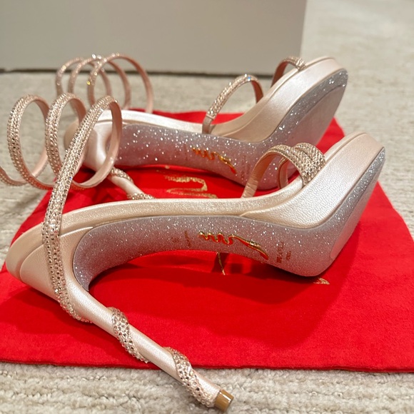 Rene Caovilla Margot 120mm crystal-embellished sandals 38 - Picture 6 of 9